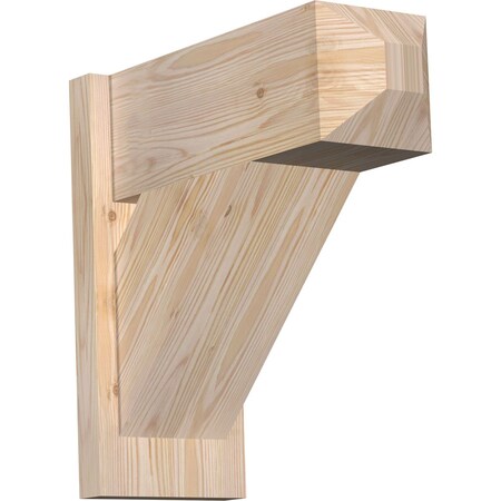 Ekena Millwork Traditional Smooth Craftsman Outlooker, Douglas Fir, 7 1/2"W x 18"D x 18"H OUT08X18X18TRA04SDF